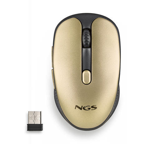 MOUSE NGS WIRELESS EVORUSTGOLD RECARGABLE CON TECLAS SILENCIOSAS ORO - Imagen 1 de 6 MOUSE NGS WIRELESS EVORUSTGOLD RECARGABLE CON TECLAS SILENCIOSAS ORO - Imagen 1 de 6