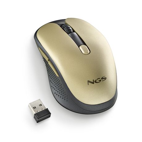 MOUSE NGS WIRELESS EVORUSTGOLD RECARGABLE CON TECLAS SILENCIOSAS ORO - Imagen 6 de 6 MOUSE NGS WIRELESS EVORUSTGOLD RECARGABLE CON TECLAS SILENCIOSAS ORO - Imagen 6 de 6