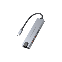 Miniatura 1 de DOCKING USB-C 6-in-1 CONCEPTRONIC 1xHDMI 4K 2xUSB-A  3.1 1xUSB-C 2xUSB-C PD140W 1xRJ45 GIGA