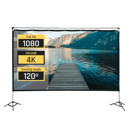 iggual Pantalla exterior portable 100 221x124 cm - Imagen 1 de 6 iggual Pantalla exterior portable 100 221x124 cm - Imagen 1 de 6