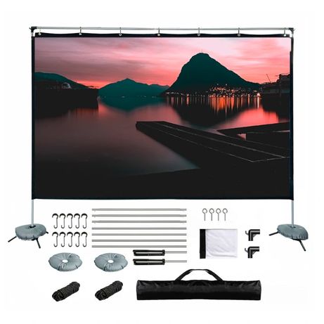 iggual Pantalla exterior portable 100 221x124 cm - Imagen 6 de 6 iggual Pantalla exterior portable 100 221x124 cm - Imagen 6 de 6