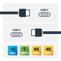 Miniatura 3 de 1M USB C CABLE 10GBPS USB-IF CERTIFIED - 3.3 FT