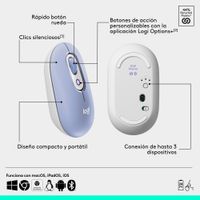 Miniatura 7 de POP Mouse with emoji LILAC