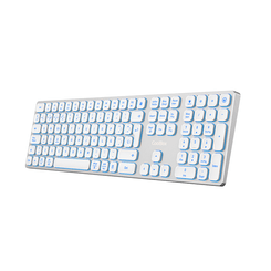 Coolbox Teclado Inal.Retroil. MOONLIGHT B431 Blanc
