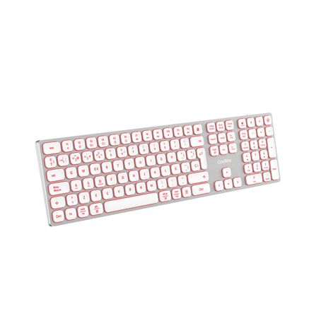 Coolbox Teclado Inal.Retroil. MOONLIGHT B431 Blanc - Imagen 3 de 7 Coolbox Teclado Inal.Retroil. MOONLIGHT B431 Blanc - Imagen 3 de 7