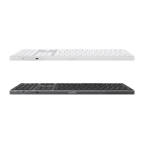 Coolbox Teclado Inal.Retroil. MOONLIGHT B431 Blanc - Imagen 6 de 7 Coolbox Teclado Inal.Retroil. MOONLIGHT B431 Blanc - Imagen 6 de 7