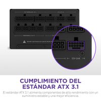 Miniatura 9 de Fuente Alimentación 850W NZXT  C850 Gold ATX 3.1 80 PLUS Gold Fully-Modular Negro