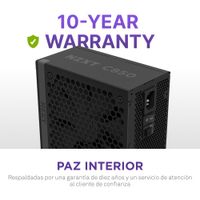 Miniatura 12 de Fuente Alimentación 850W NZXT  C850 Gold ATX 3.1 80 PLUS Gold Fully-Modular Negro