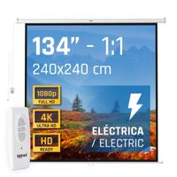 Miniatura 2 de PANTALLA PROYECCION IGGUAL 240X240 MURAL ELECTRICA