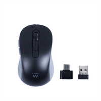Miniatura 1 de EWENT EW3204 Ratón inalámbrico 2.4GHz click silen
