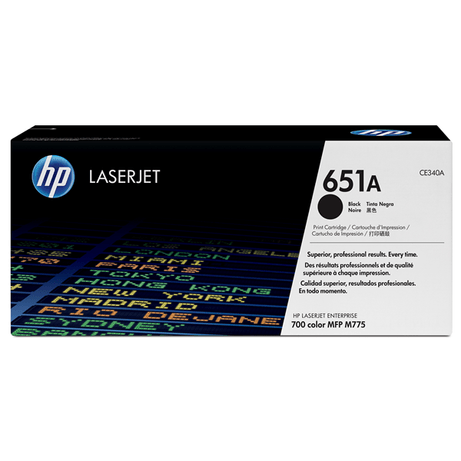 TONER HP NEGRO 651A CE340A - Imagen 1 de 2 TONER HP NEGRO 651A CE340A - Imagen 1 de 2