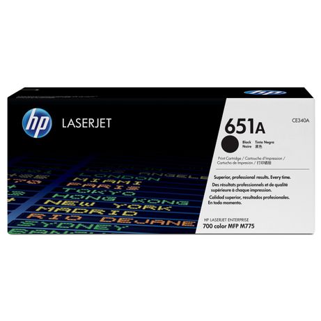 TONER HP NEGRO 651A CE340A - Imagen 2 de 2 TONER HP NEGRO 651A CE340A - Imagen 2 de 2