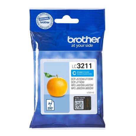 CARTUCHO BROTHER LC3211C CIAN - Imagen 2 de 3 CARTUCHO BROTHER LC3211C CIAN - Imagen 2 de 3