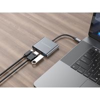 Miniatura 4 de ADAPTADOR USB-C 3EN1 CONCEPTRONIC DONN018 HDMI   USB -A 3.0 USB-C  PD 100W