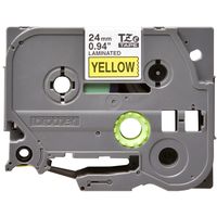 Miniatura 3 de BROTHER Cinta laminada amarillo/negro 24mm