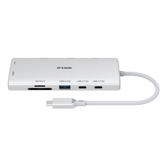 D-Link DUP-A01 Hub USB-C 10 en 1 2xHDMI