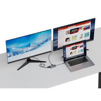 Miniatura 8 de ADAPTADOR USB-C 7IN1 CONCEPTRONIC HDMI VGA USB 3.0 LAN GIGABIT  USB-C CARGA 100W