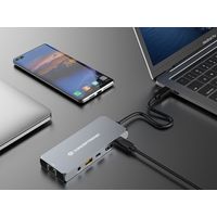 Miniatura 8 de DOCKING USB-C CONCEPTRONIC DONN22G 6-in-1 USB4 40Gbps, 8K 60Hz HDMI, 2.5GbE LAN, USB-A 10Gbps, USB-C