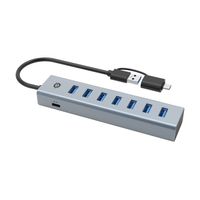 Miniatura 3 de HUB USB 3.0 CONCEPTRONIC HUBBIES21G 7 PUERTOS  USB-C A  7XUSB-A