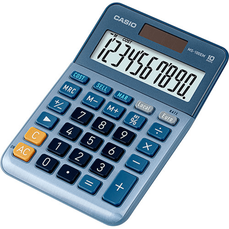 CALCULADORA DE SOBREMESA DE 10 DIGITOS CASIO MS-100EM - Imagen 1 de 2 CALCULADORA DE SOBREMESA DE 10 DIGITOS CASIO MS-100EM - Imagen 1 de 2