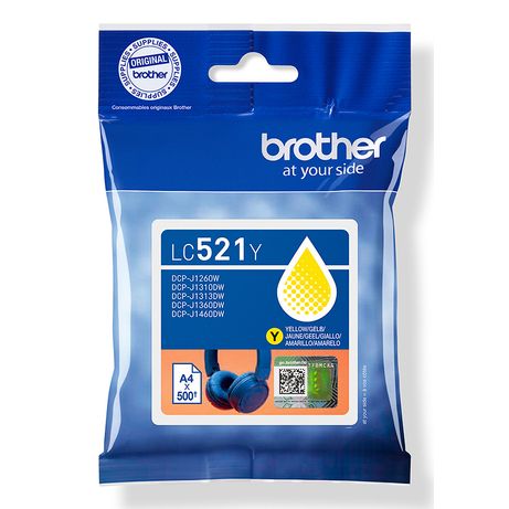 Brother Cartucho LC521Y Amarillo - Imagen 2 de 6 Brother Cartucho LC521Y Amarillo - Imagen 2 de 6