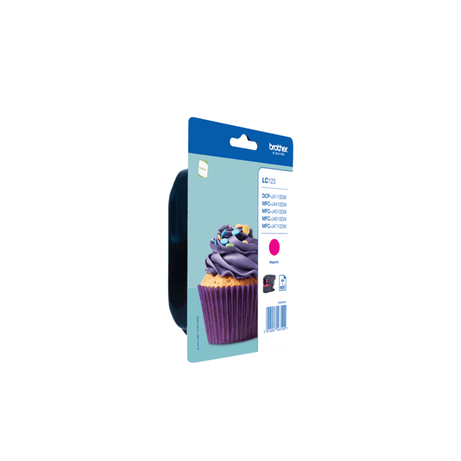 CARTUCHO BROTHER MAGENTA LC123M - Imagen 1 de 3 CARTUCHO BROTHER MAGENTA LC123M - Imagen 1 de 3