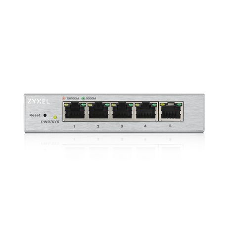 ZyXEL GS-1200-5 Switch 5xGB Metal - Imagen 3 de 5 ZyXEL GS-1200-5 Switch 5xGB Metal - Imagen 3 de 5