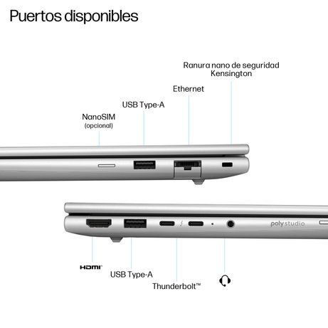 HP EB6G1i13 U5 225U 13 16GB/512 PC ES - Imagen 6 de 23 HP EB6G1i13 U5 225U 13 16GB/512 PC ES - Imagen 6 de 23