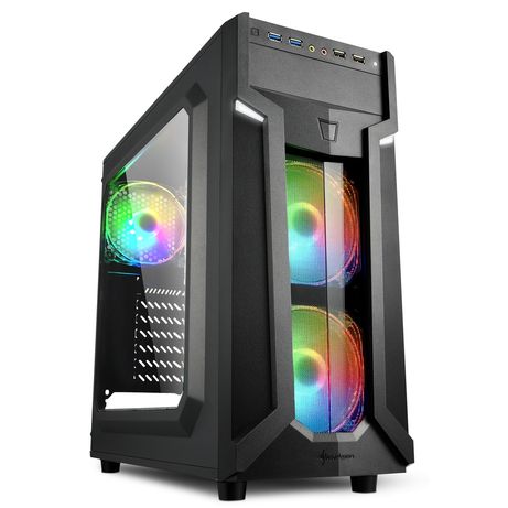 Caja SHARKOON VG6-W RGB RGB Negro - Imagen 2 de 7 Caja SHARKOON VG6-W RGB RGB Negro - Imagen 2 de 7