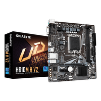 Miniatura 1 de GIGABYTE Intel  H610M H V2 Placa base - Compatible con procesadores Intel Core 14th CPUs, 4+1+1 Hybrid Digital VRM, up to 5600MHz DDR5, 1xPCIe 3.0 M.2