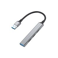 Miniatura 3 de HUB USB EQUIP LIFE USB  1 PUERTO USB 3.0 3 PUERTOS USB 2.0 CARCASA ALUMINIO