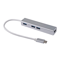 Miniatura 1 de ADAPTADOR  USB-C EQUIP  HUB USB 3.0  3 PUERTOS GIGABIT ETHERNET