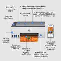 Miniatura 5 de HP Smart Tank Multifunción A4Thermal Inkjet Dúplex Smart Tank 5105 Inalámbrico All-in-One Color Impresora, Fotocopiadora, escáner