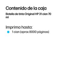 Miniatura 4 de TINTA HP 31 CYAN