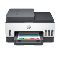 HP Smart Tank Multifunción A4Thermal Inkjet Dúplex Smart Tank 7305 Inalámbrico All-in-One Color Impresora, Impresión a doble cara; Copiadora y escáner
