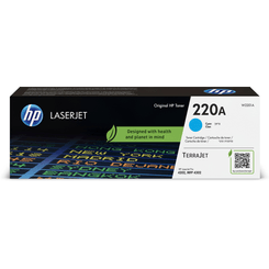 HP 220A CYAN ORIGINAL LASERJET TONER CARTR ID