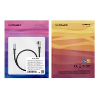 Miniatura 4 de Nanocable Cable USB-C 3.2 GEN2 Acodado 100W 1 M