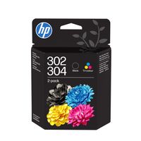Miniatura 2 de HP Cartucho Pack 2 n? 302/304 Tri-color/Black