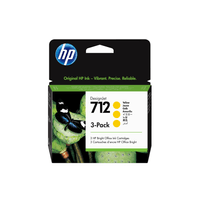 Miniatura 1 de HP 712 3-PACK 29-ML YELLOW DESIGNJET INK CARTRID GE