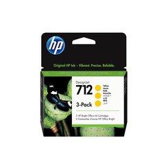 HP 712 3-PACK 29-ML YELLOW DESIGNJET INK CARTRID GE