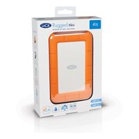 Miniatura 9 de LACIE RUGGED MINI - Disco Duro Externo, Micro-USB B 3.0, 2TB HHD, Aluminio y Naranja