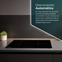 Miniatura 7 de VITROCERAMICA INDUCCION SVAN SI3602B 3 ZONAS COCCION ANCHO 60 CM