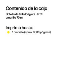 Miniatura 4 de TINTA HP 31 AMARILLA