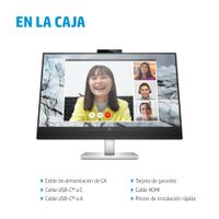 Miniatura 4 de HP Monitor de conferencias USB-C QHD HP E27m G4  E-Series 27" LCD IPS Quad HD HDMI Altavoces