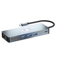Miniatura 6 de LEOTEC DOCKING STATION 11-1 PLUS 1USB-C PD100 3USB3.2 HDMI VGA GGL LECTJSD MCSD