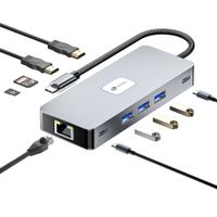 Miniatura 3 de LEOTEC DOCKING STATION 10-1 1USB-C PD100 3USB3.0 1USB-C 2HDMI GGL LEC TJSD MCSD