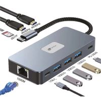 Miniatura 4 de LEOTEC DOCKING STATION 10-1 1USB-C PD100 3USB3.0 1USB-C 2HDMI GGL LEC TJSD MCSD