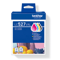 Miniatura 1 de BROTHER Pack de 4 cartuchos de tinta negro, cian, magenta y amarillo LC527VAL