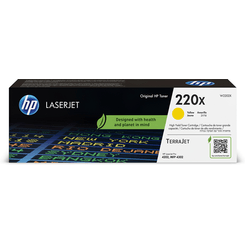 HP 220X YELLOW ORIGINAL LASERJET TONER CARTR ID