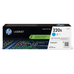 HP 220X CYAN ORIGINAL LASERJET TONER CARTR ID
